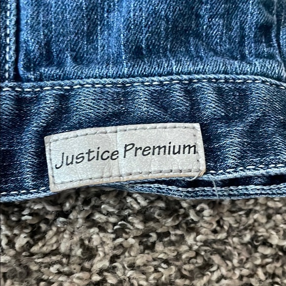Justice Blue Ombre Denim Vest - Picture 9 of 11